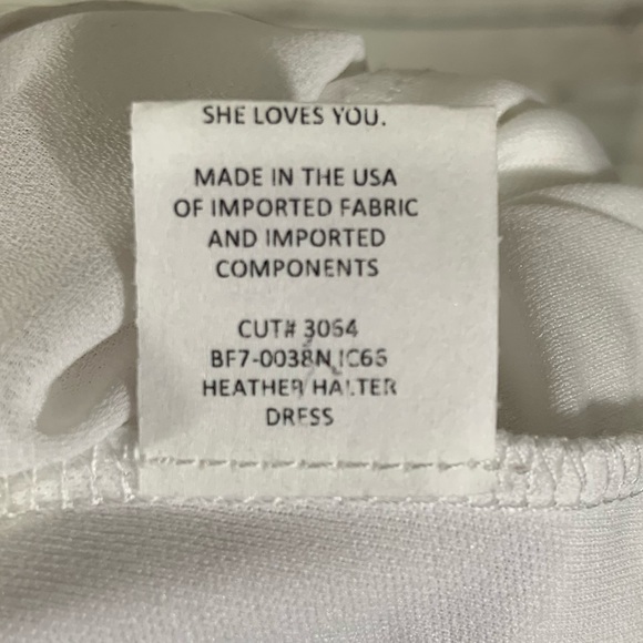 Show Me Your Mumu Heather Halter Dress Sz L - Picture 6 of 8